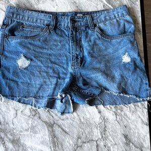 Denim Distressed Women Shorts